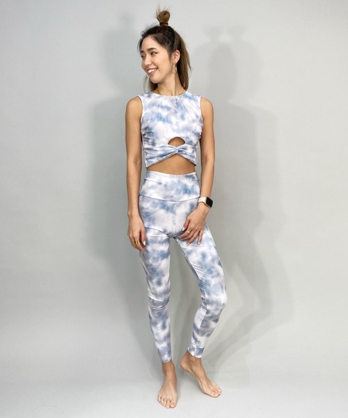 EGOIST（エゴイスト）の「EGOIST/エゴイスト  水陸両用  無地/タイダイ柄フィットネスブラトップ /セットアップ対応  24808（水着・レディース・ブラック/グレー/ブルー・11号/9号）」の14枚目の写真