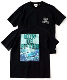 6.5oz起毛天竺 WAVE Tee
