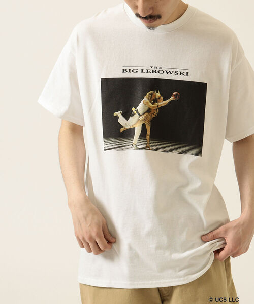 GOOD ROCK SPEED(グッドロックスピード)の「GOOD ROCK SPEED × BEAMS / 別注 BIG LEBOWSKI Tシャツ(Tシャツ/カットソー・メンズ・ホワイト/ブラック・SMALL/MEDIUM/LARGE/X-LARGE)」の6枚目の写真