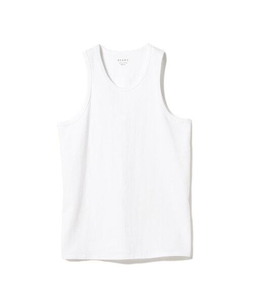 BEAMS（ビームス）の「BEAMS / ルーズ タンクトップ（タンクトップ・メンズ・ホワイト/ブラック/ベージュ・MEDIUM/LARGE）」の5枚目の写真