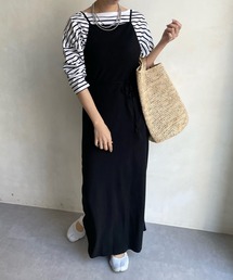 【一部WEB限定カラー】バッククロスキャミワンピース