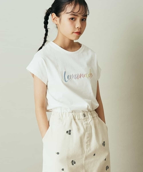a.v.v（アーヴェヴェ）の「[100-130]アイスタッチレモンコレクションTシャツ（Tシャツ/カットソー・キッズ・クリーム/ライトブルー/グリーン/ホワイト/ライトピンク・130/120/110/100）」の22枚目の写真
