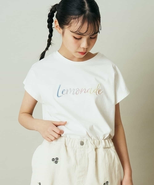 a.v.v（アーヴェヴェ）の「[100-130]アイスタッチレモンコレクションTシャツ（Tシャツ/カットソー・キッズ・クリーム/ライトブルー/グリーン/ホワイト/ライトピンク・130/120/110/100）」の21枚目の写真
