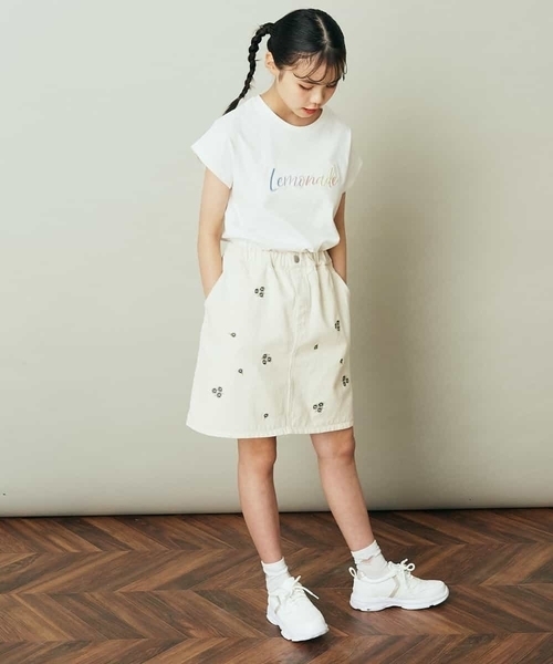 a.v.v（アーヴェヴェ）の「[100-130]アイスタッチレモンコレクションTシャツ（Tシャツ/カットソー・キッズ・クリーム/ライトブルー/グリーン/ホワイト/ライトピンク・130/120/110/100）」の19枚目の写真