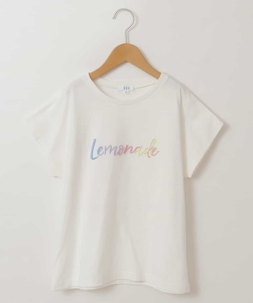 a.v.v（アーヴェヴェ）の「[100-130]アイスタッチレモンコレクションTシャツ（Tシャツ/カットソー・キッズ・クリーム/ライトブルー/グリーン/ホワイト/ライトピンク・130/120/110/100）」の6枚目の写真