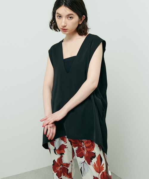 Lui's(ルイス)の「ショルダータックオーバーベスト(ベスト・レディース・ブラック/グリーン/ブルー・FREE)」の13枚目の写真