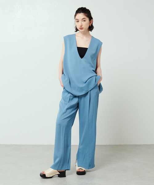 Lui's(ルイス)の「ショルダータックオーバーベスト(ベスト・レディース・ブラック/グリーン/ブルー・FREE)」の17枚目の写真