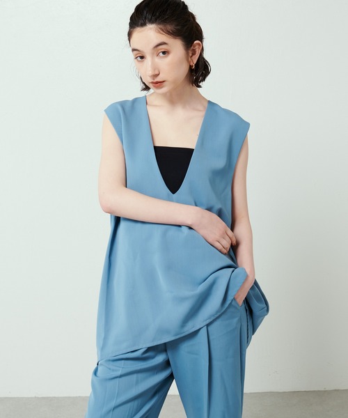 Lui's(ルイス)の「ショルダータックオーバーベスト(ベスト・レディース・ブラック/グリーン/ブルー・FREE)」の18枚目の写真