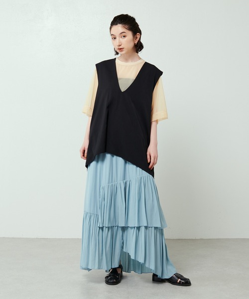 Lui's(ルイス)の「ショルダータックオーバーベスト(ベスト・レディース・ブラック/グリーン/ブルー・FREE)」の22枚目の写真