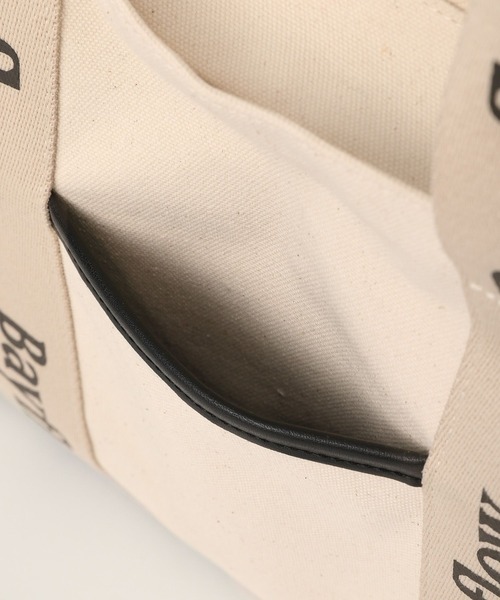 BAYFLOW（ベイフロー）の「ロゴテープキャンバストート（トートバッグ・レディース・ブラック/ブラウン・FREE）」の12枚目の写真