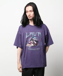 SITRY | Big silhouette American vintage print T-shirt/アメリカン ヴィンテージプリント Tシャツ(Tシャツ/カットソー)