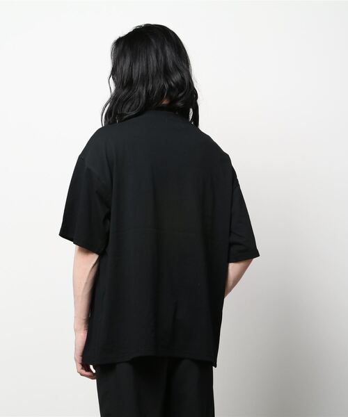 SITRY（シトリー）の「Big silhouette American vintage print T-shirt/アメリカン ヴィンテージプリント Tシャツ（Tシャツ/カットソー・メンズ・オフホワイト/チャコールグレー/パープル/ブラック/グリーン/チャコール・M/L）」の8枚目の写真