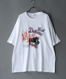 SITRY | Big silhouette American vintage print T-shirt/アメリカン ヴィンテージプリント Tシャツ(Tシャツ/カットソー)