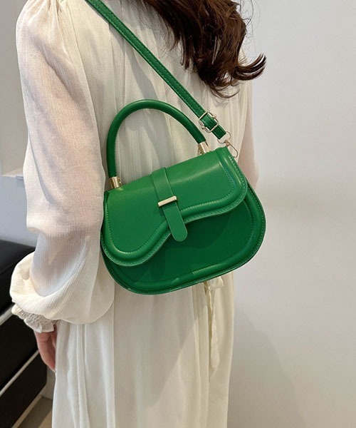 Passion(パッション)の「2wayショルダーバッグ(ショルダーバッグ・レディース・ホワイト/ブラック/ホワイト系その他/グリーン・FREE)」の4枚目の写真