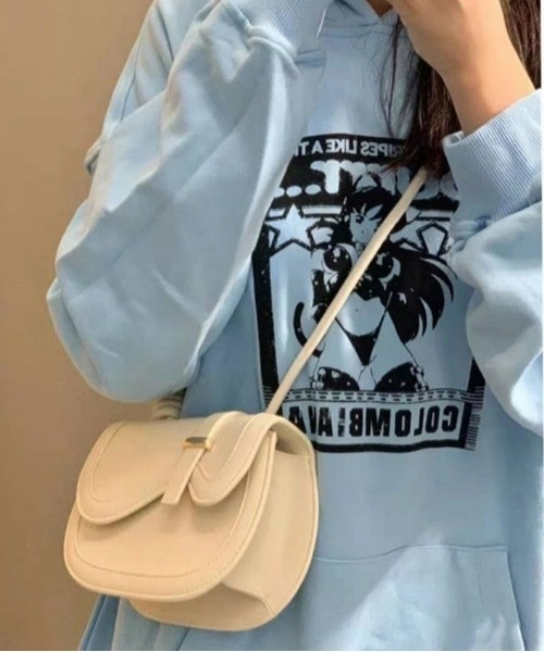 Passion(パッション)の「2wayショルダーバッグ(ショルダーバッグ・レディース・ホワイト/ブラック/ホワイト系その他/グリーン・FREE)」の5枚目の写真