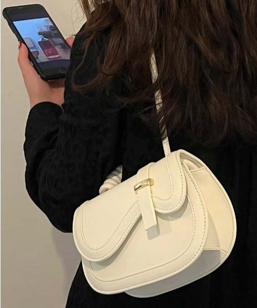 Passion(パッション)の「2wayショルダーバッグ(ショルダーバッグ・レディース・ホワイト/ブラック/ホワイト系その他/グリーン・FREE)」の8枚目の写真