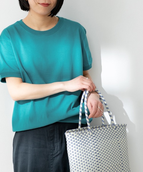 FORK&SPOON（フォークアンドスプーン）の「FORK&SPOON　ヘビーウェイト天竺ショートスリーブTシャツ（Tシャツ/カットソー・レディース・ホワイト/ブラック/イエロー系その他/ターコイズブルー/ベビーピンク・ONE）」の10枚目の写真