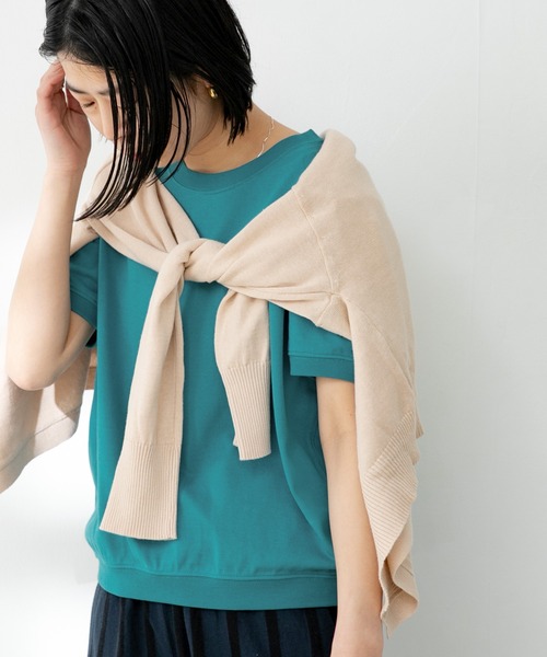 FORK&SPOON（フォークアンドスプーン）の「FORK&SPOON　ヘビーウェイト天竺ショートスリーブTシャツ（Tシャツ/カットソー・レディース・ホワイト/ブラック/イエロー系その他/ターコイズブルー/ベビーピンク・ONE）」の17枚目の写真