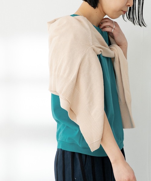 FORK&SPOON（フォークアンドスプーン）の「FORK&SPOON　ヘビーウェイト天竺ショートスリーブTシャツ（Tシャツ/カットソー・レディース・ホワイト/ブラック/イエロー系その他/ターコイズブルー/ベビーピンク・ONE）」の19枚目の写真