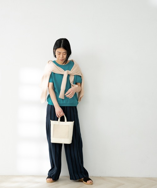 FORK&SPOON（フォークアンドスプーン）の「FORK&SPOON　ヘビーウェイト天竺ショートスリーブTシャツ（Tシャツ/カットソー・レディース・ホワイト/ブラック/イエロー系その他/ターコイズブルー/ベビーピンク・ONE）」の20枚目の写真