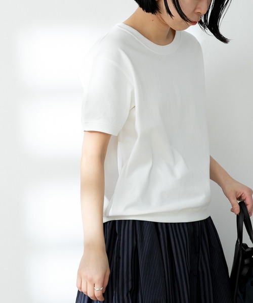 FORK&SPOON（フォークアンドスプーン）の「FORK&SPOON　ヘビーウェイト天竺ショートスリーブTシャツ（Tシャツ/カットソー・レディース・ホワイト/ブラック/イエロー系その他/ターコイズブルー/ベビーピンク・ONE）」の22枚目の写真