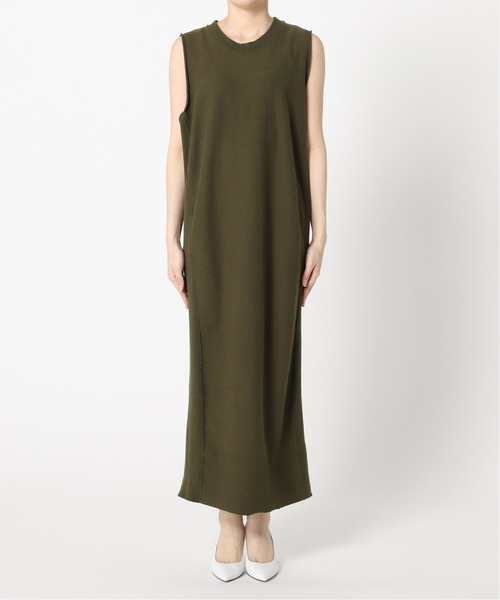 ◎プラージュ　カットオフ・ウラケ・ワンピース　マキシ丈 □美品 plage プラージュ Cutoff ウラケワンピース グレー