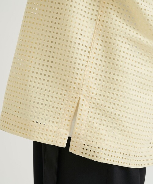 TAUPE(トープ)の「SQUARE RUSSELL OPEN COLLAR SHIRTS(シャツ/ブラウス・メンズ・ブラック/イエロー・2)」の16枚目の写真