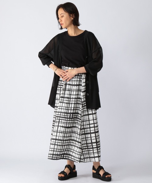 BARNYARDSTORM（バンヤードストーム）の「BARNYARDSTORM / シアーカーデ（カーディガン/ボレロ・レディース・ブラック/ブルー・1/0）」の15枚目の写真