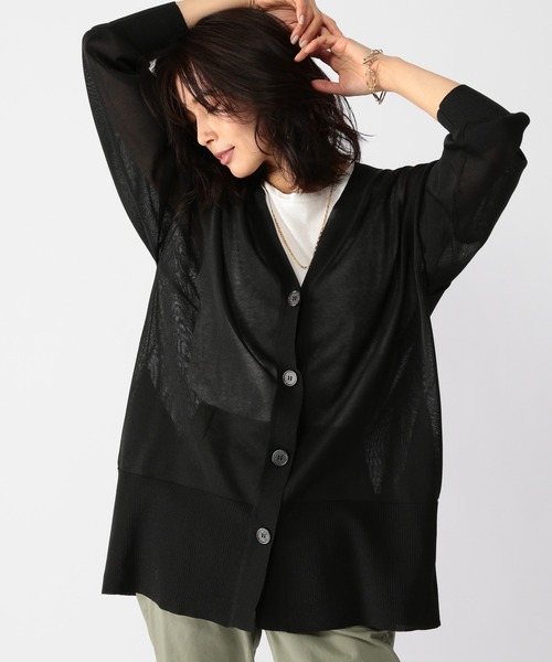 BARNYARDSTORM（バンヤードストーム）の「BARNYARDSTORM / シアーカーデ（カーディガン/ボレロ・レディース・ブラック/ブルー・1/0）」の22枚目の写真