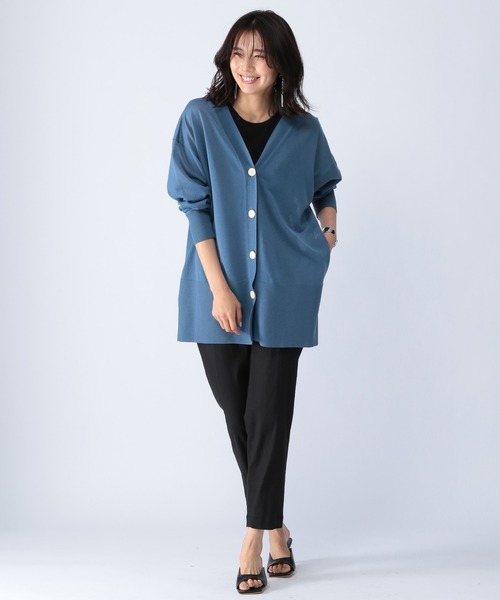 BARNYARDSTORM（バンヤードストーム）の「BARNYARDSTORM / シアーカーデ（カーディガン/ボレロ・レディース・ブラック/ブルー・1/0）」の19枚目の写真