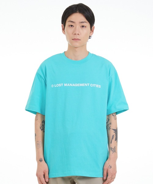 LMCの「【LMC】CAPITAL TEE / エルエムシー キャピタル ブランドロゴ Tシャツ（Tシャツ/カットソー・メンズ・ホワイト/ブラック/カモフラージュ/ライトグレー/ミント・X-LARGE/LARGE/MEDIUM/SMALL/XX-LARGE）」の21枚目の写真