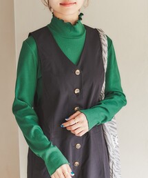 coen | 色違いで揃えたくなる定番アイテム。メロータートルネックロンT#(Tシャツ/カットソー)