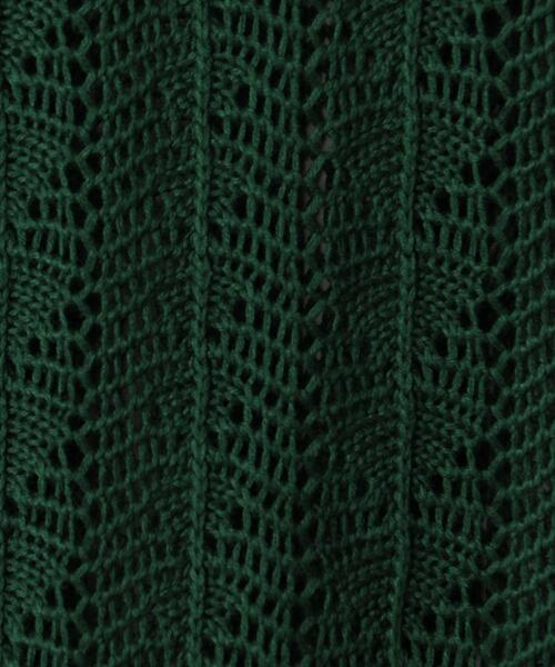 BEAUTY&YOUTH UNITED ARROWS(ビューティーアンドユースユナイテッドアローズ)の「レーヨンコットン クロシェ ショートスリーブニット(ニット/セーター・レディース・ダークグリーン/ダークブラウン/ナチュラル・FREE)」の19枚目の写真