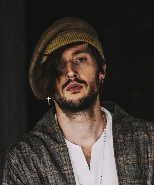 NO ID.（ノーアイディ）の「mko10576- ｳｰﾙﾘﾌﾞﾍﾞﾚｰ  ベレー帽（ハンチング/ベレー帽・メンズ・キャメル/ブラック/グレー・ONE SIZE）」の4枚目の写真