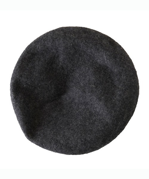 NO ID.（ノーアイディ）の「mko10576- ｳｰﾙﾘﾌﾞﾍﾞﾚｰ  ベレー帽（ハンチング/ベレー帽・メンズ・キャメル/ブラック/グレー・ONE SIZE）」の19枚目の写真