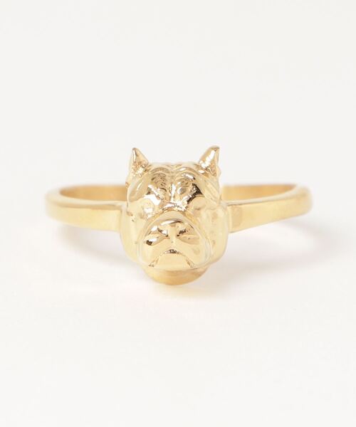 SAWINTO（ソイント）の「MISTER -  PITBULL RING（リング・レディース・ブラック/ゴールド/ピンクゴールド・8/7）」の3枚目の写真