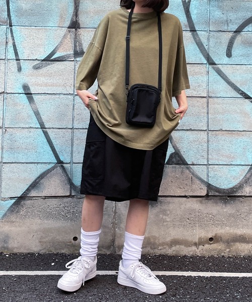 WEGO（ウィゴー）の「WEGO/CREW BIG半袖Tシャツ（Tシャツ/カットソー・メンズ・イエロー/カーキ/ホワイト/グレー系その他/ブラック・MEDIUM/LARGE）」の18枚目の写真