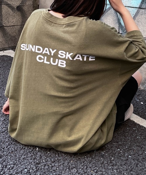 WEGO（ウィゴー）の「WEGO/CREW BIG半袖Tシャツ（Tシャツ/カットソー・メンズ・イエロー/カーキ/ホワイト/グレー系その他/ブラック・MEDIUM/LARGE）」の20枚目の写真