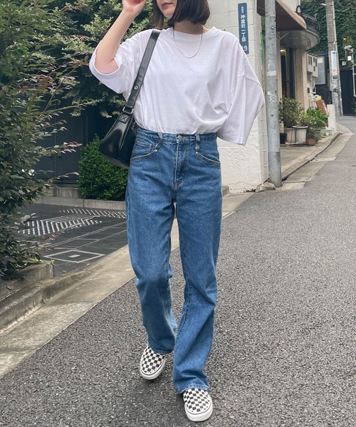 WEGO（ウィゴー）の「WEGO/CREW BIG半袖Tシャツ（Tシャツ/カットソー・メンズ・イエロー/カーキ/ホワイト/グレー系その他/ブラック・MEDIUM/LARGE）」の6枚目の写真