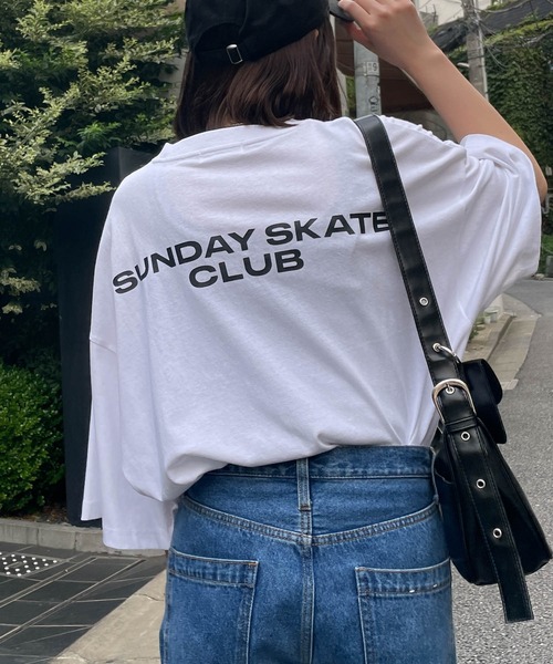 WEGO（ウィゴー）の「WEGO/CREW BIG半袖Tシャツ（Tシャツ/カットソー・メンズ・イエロー/カーキ/ホワイト/グレー系その他/ブラック・MEDIUM/LARGE）」の9枚目の写真