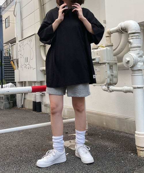 WEGO（ウィゴー）の「WEGO/CREW BIG半袖Tシャツ（Tシャツ/カットソー・メンズ・イエロー/カーキ/ホワイト/グレー系その他/ブラック・MEDIUM/LARGE）」の10枚目の写真