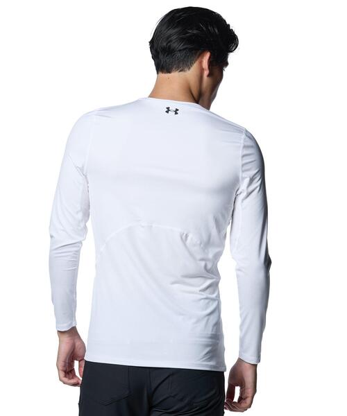UNDER ARMOUR(アンダーアーマー)の「UAヒートギア フィッティド ロングスリーブ Vネックシャツ(ゴルフ/メンズ)(Tシャツ/カットソー・メンズ・ブラック/ホワイト・M/L/S/XXL/XL)」の13枚目の写真