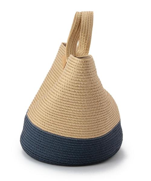 Bertini(ヴェルティニ)の「【WEB限定】C/bertini カラーコンビカゴ(かごバッグ・レディース・オフホワイト/ベージュ・フリー)」の3枚目の写真