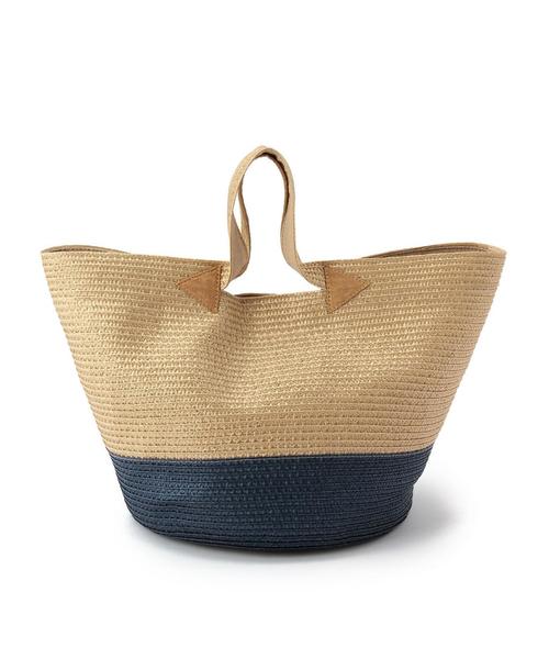Bertini(ヴェルティニ)の「【WEB限定】C/bertini カラーコンビカゴ(かごバッグ・レディース・オフホワイト/ベージュ・フリー)」の4枚目の写真