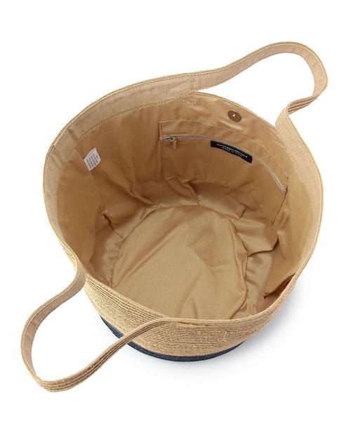 Bertini(ヴェルティニ)の「【WEB限定】C/bertini カラーコンビカゴ(かごバッグ・レディース・オフホワイト/ベージュ・フリー)」の7枚目の写真