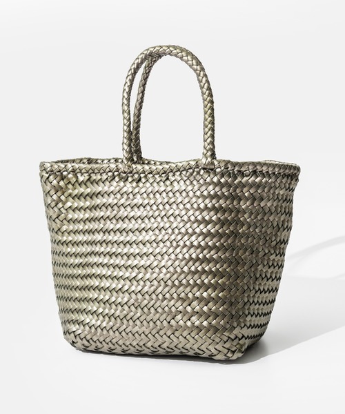 Dragon Diffusion（ドラゴンディフュージョン）の「DRAGON DIFFUSION GRACE BASKET SMALL ドラゴン ディフュージョン グレース バスケット スモール ハンドバッグ（ハンドバッグ・レディース・ホワイト/ブラック/ダークブラウン/タン/ブロンズ/ナチュラル・FREE）」の6枚目の写真