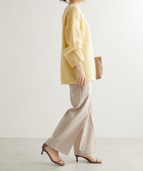 COLLAGE GALLARDAGALANTE（コラージュガリャルダガランテ）の「メッシュモヘアニット（ニット/セーター・レディース・レモンイエロー/パープル・FREE）」の20枚目の写真