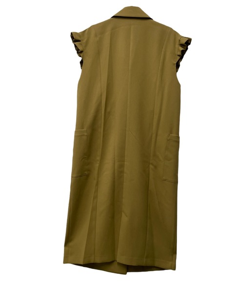 TEVALT（ヴァレット）の「2WAYテーラーベスト（テーラードジャケット・レディース・ネイビー/キャメル・38）」の10枚目の写真