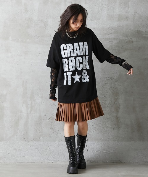 GEVS.（ジェイヴィス）の「＜大きいサイズ＞ 裾プリーツキャミソールミニワンピース GEVS.（ワンピース・レディース・ブラック/モカ・3L/L/4L/5L/LL）」の11枚目の写真