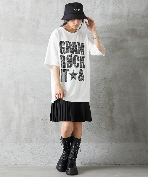 GEVS.（ジェイヴィス）の「＜大きいサイズ＞ 裾プリーツキャミソールミニワンピース GEVS.（ワンピース・レディース・ブラック/モカ・3L/L/4L/5L/LL）」の14枚目の写真